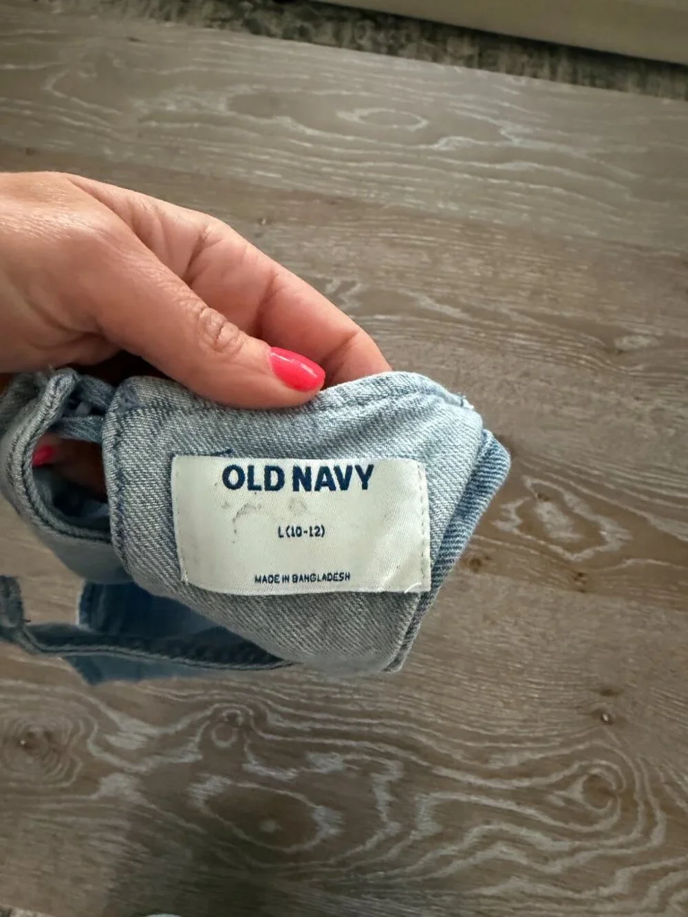 Girls Old Navy denim swing tank top sleeveless top size large 10-12